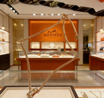 Hermès Mini Kelly Lock Pendant Necklace